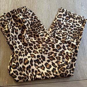 H&M  dress leopard pants straight